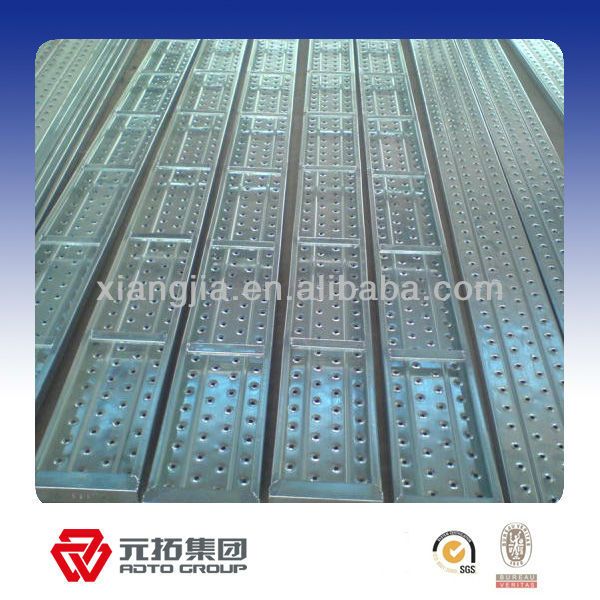 Scaffolding steel plank