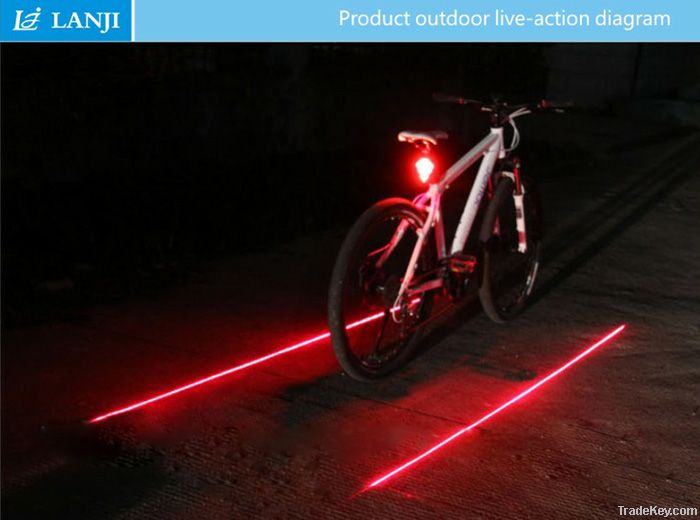 High Power Led Light Laser Led Bike Tail Light Bs-01 High Quality Guar