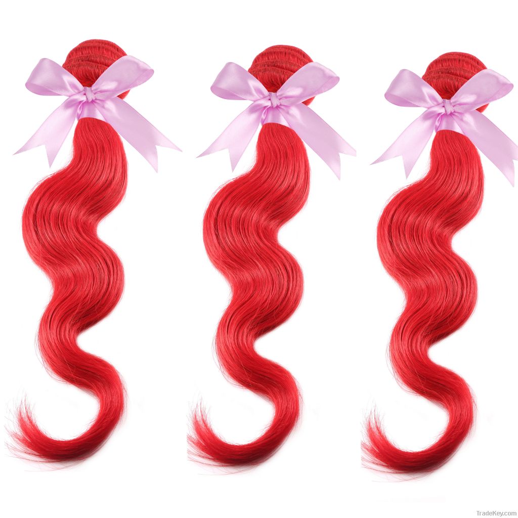 Free shipping 6A Queen Hair brazilian virgin human hair extensions