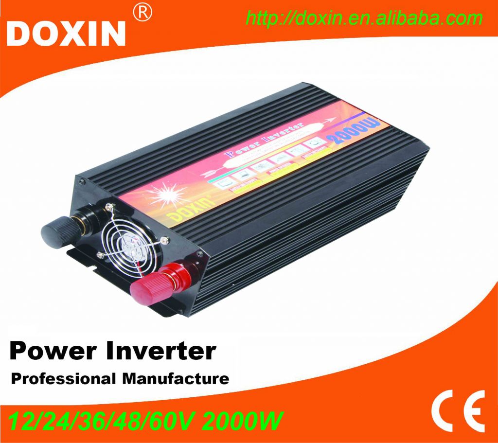 China Made Doxin Brand 12v 220v dc ac High Capacity 2kva Inverter