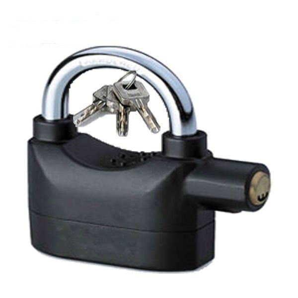 2014 new padlock alarm  siren alarm padlock   padlock  brass padlock