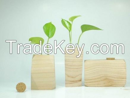 Wooden Flower Pot