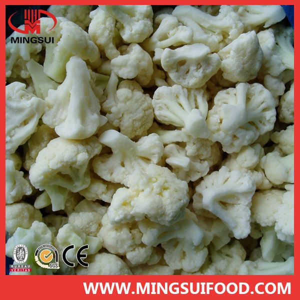 Chinese new crop frozen white cauliflower