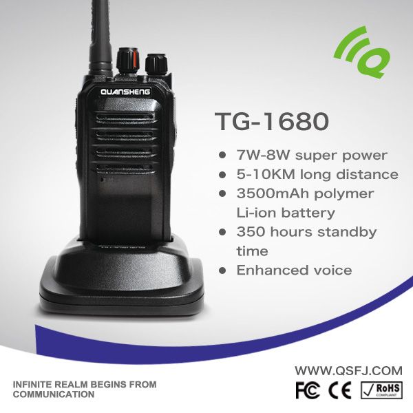 2014 Quansheng High power 8W Long Distance Walkie Talkie TG-1680