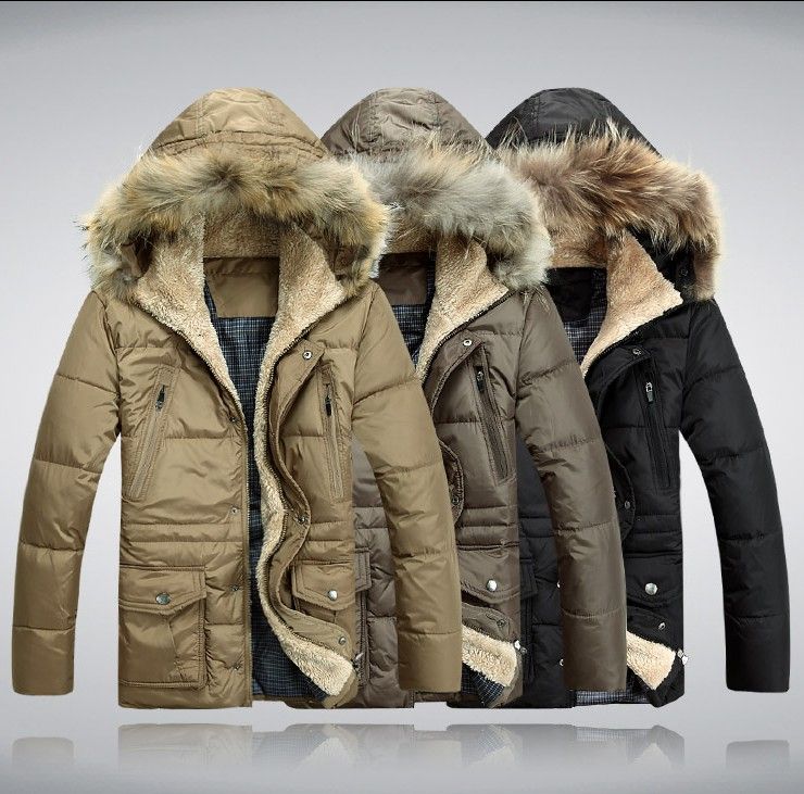Men's Down Jacket 90% Duck Down Winter Overcoat Outwear Winter Coat 