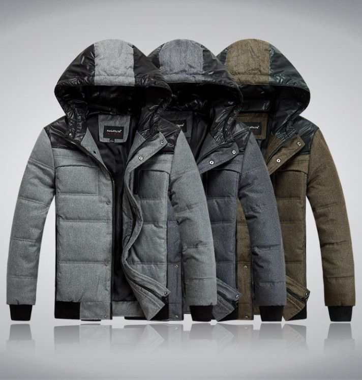 Men's Down Jacket 90% Duck Down Winter Overcoat Outwear Winter Coat 