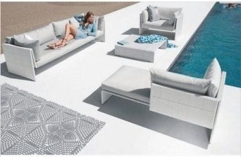 Leisure wicker modern patio sectional sofa set YT-1147