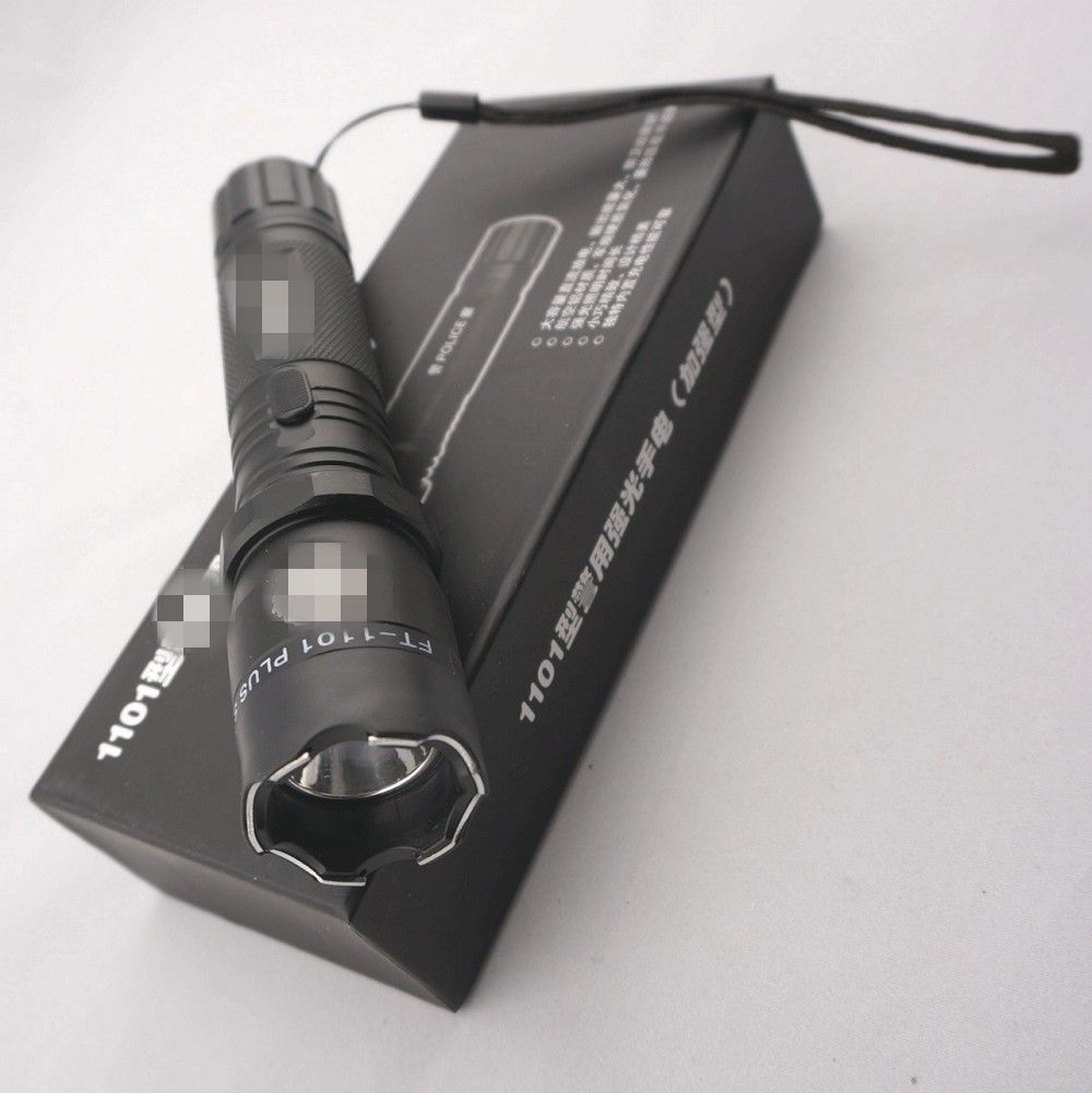 1101 Self-defense Flashlight Torch High-power Impact Security Set