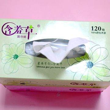 plastic bag facial tissue