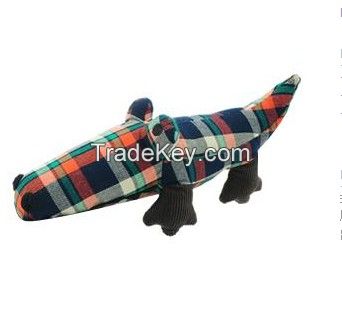 Amy carol printcloth dog toys with squeaker inside