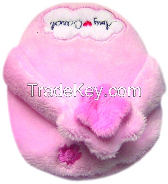 Amy carol plush slipper dog toys with squeaker inside