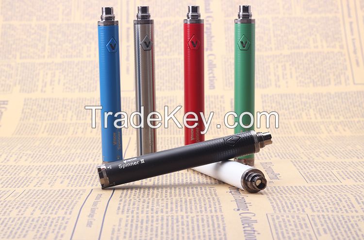 Vision spinner II Batteries 1600mah Ajustable voltage electronic cigarette battery 510 thread multi color cheap e cigarettes vision spinner