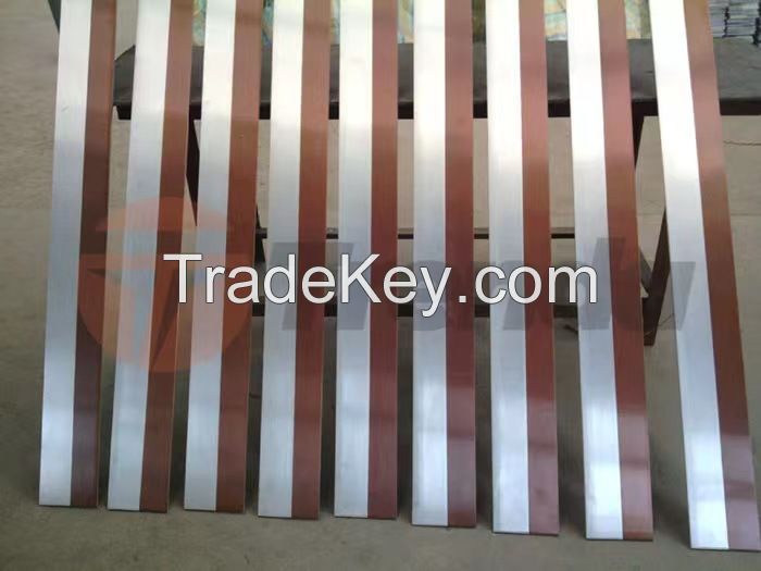 copper-aluminum transition busbar