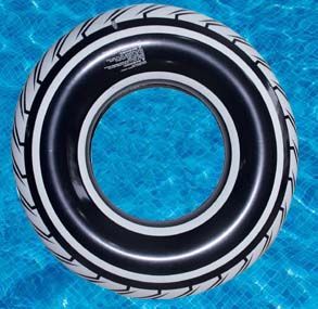 Inflatable Adult Tyre Swim Ring 