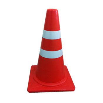 durable traffic Cone with double strips