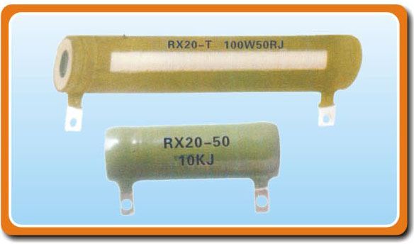 High-power wirewound resistors are Glaze