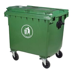 1100L Plastic Garbage Bin