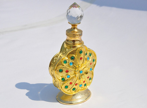 Wholesale elegant antique glass metal perfume bottles, various designs,12ml