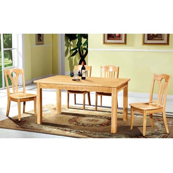 Solid wood dining room set furniture