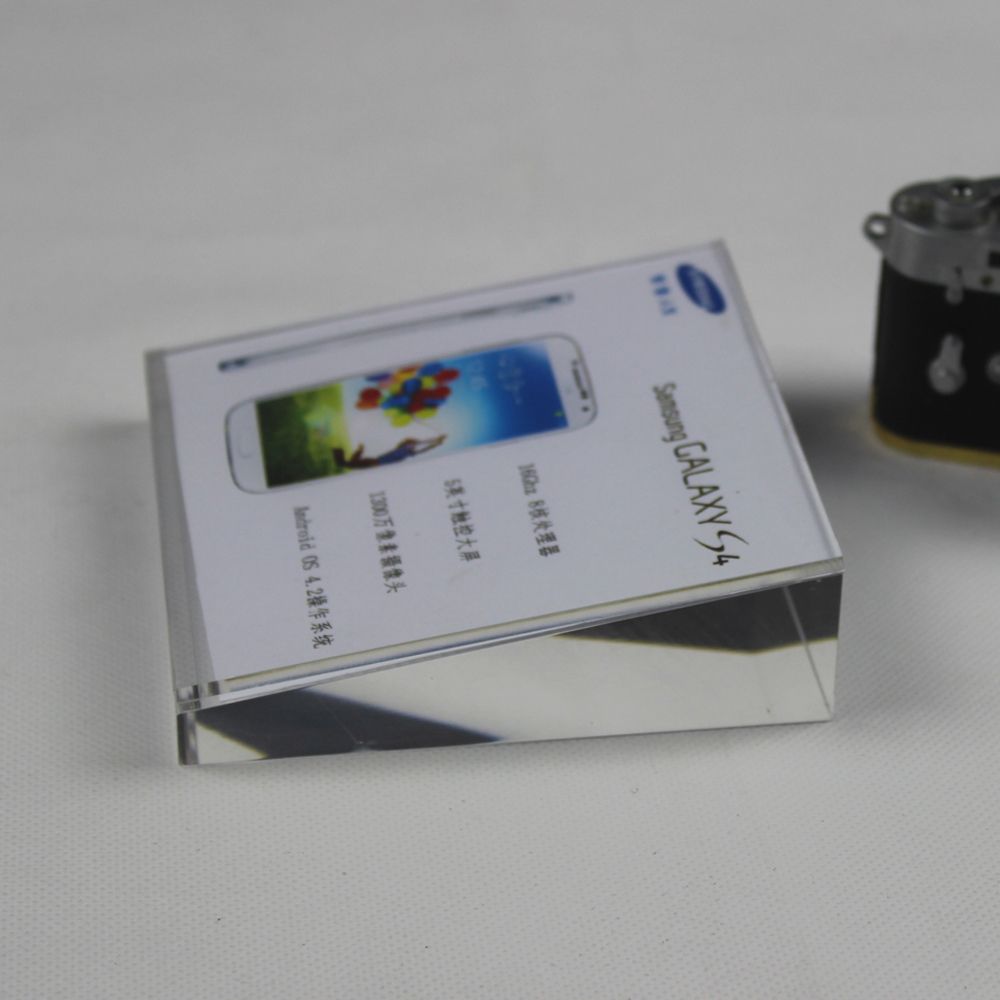 Factory price 10x10 mobile phone acrylic price tag holder for supermarket display