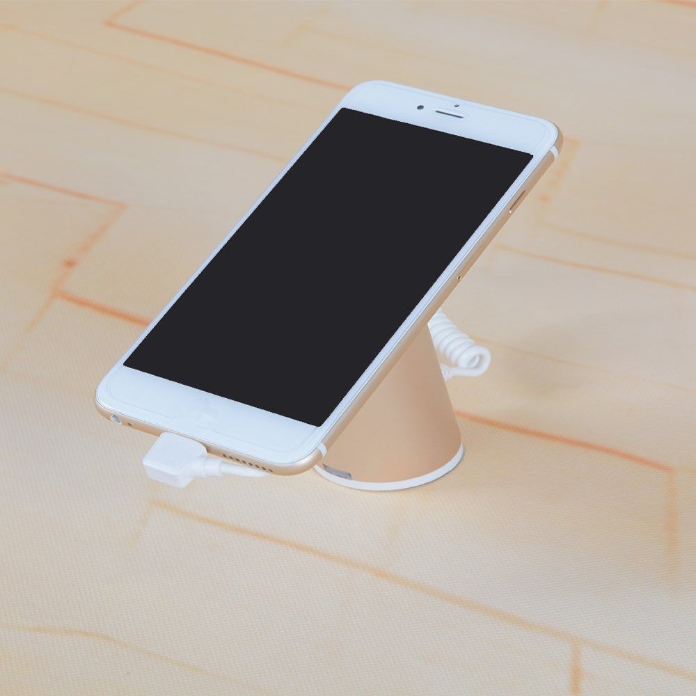 Mobile phone alarm with charging display stand