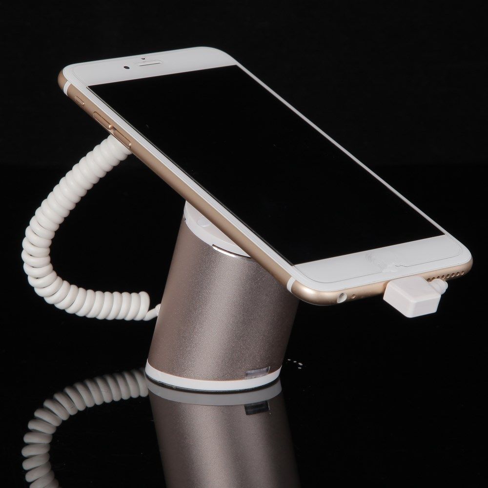 Mobile phone alarm with charging display stand