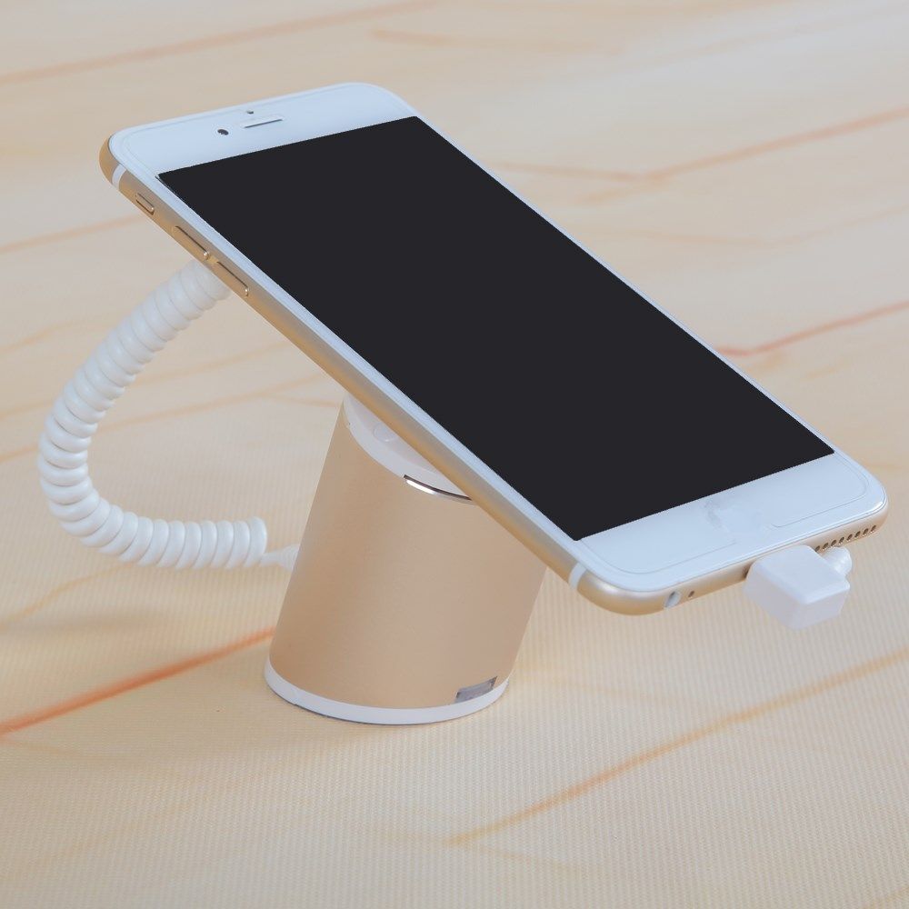 Mobile phone alarm with charging display stand