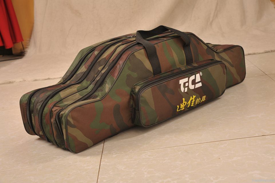 New products Camouflage Color 600D Multi-funtional Fishing Gear Bag