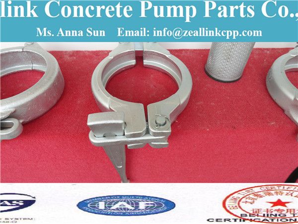 Putzmeister /Schwing/ Sermac/IHI/Junjin/ Sany/Zoomlion concrete pump pipe clamp couplings