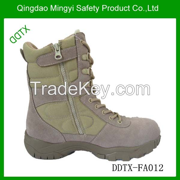 sand color high cut desert boots military boots