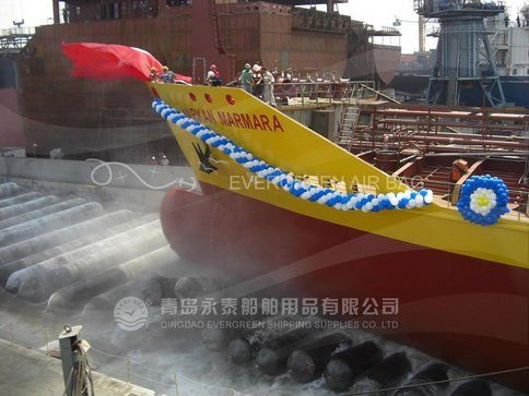 international certified inflatable anti explosion rubber marine airbag