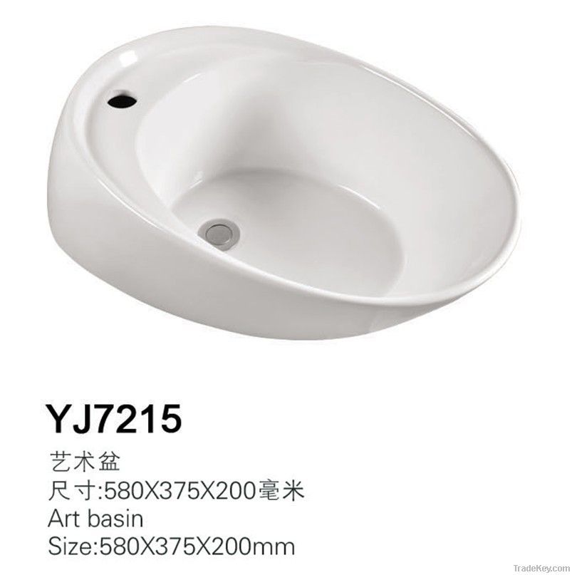 hot sale art basin for bathroom ceramic