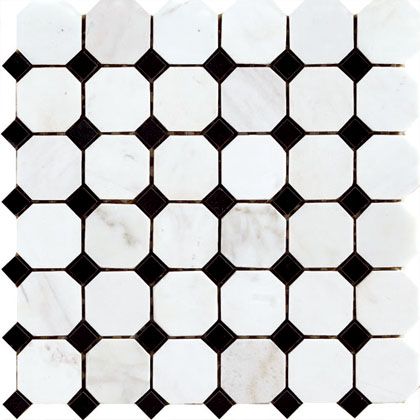 carrara white marble mosaic tile for bathroom wall 