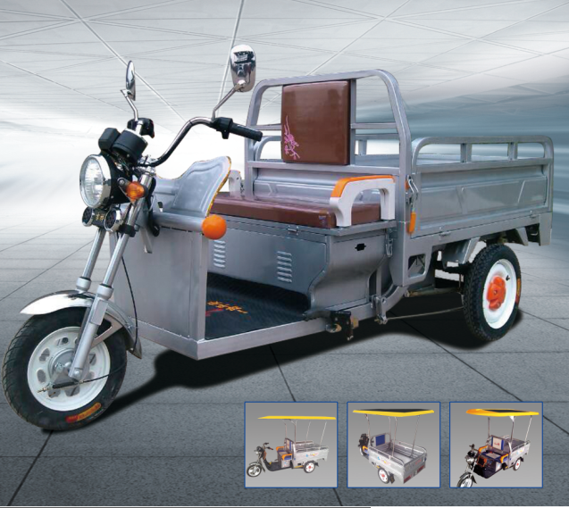 Solar Energy Electric Three-wheel Truck -  Sunshine Power King