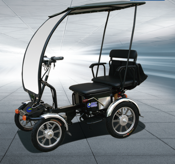 Solar electric four wheel vehicle - Sunshine Mini