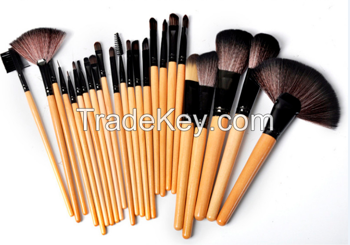 24 pieces professional makeup brush set