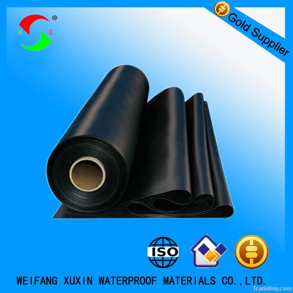 1.0mm/1.2mm/1.5mm EPDM pond liner for fish pond/garden pool/swimming p