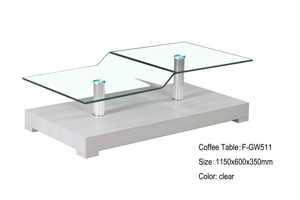 clear coffee table F-GW511