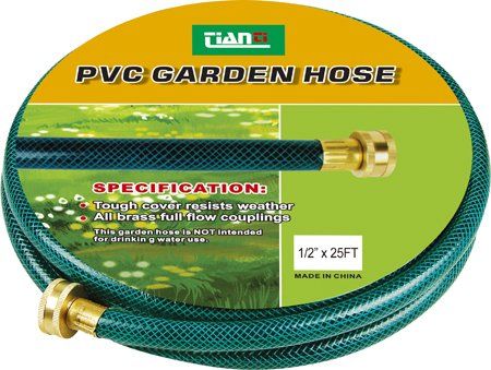 Pvc Expandabl Garden Hose With Brass Coupling