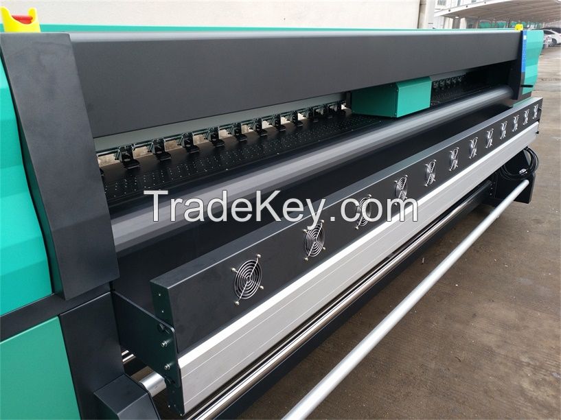 3.2m High Speed Outdoor Solvent Printer with Konica 512i heads 160m         /h by 4heads