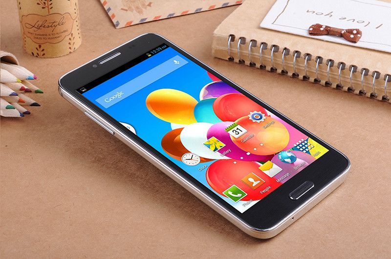 Mobile Phone MTK6582 Quad Core Smart Phone 4GB ROM+1GB RAM Dual Card Android Phone