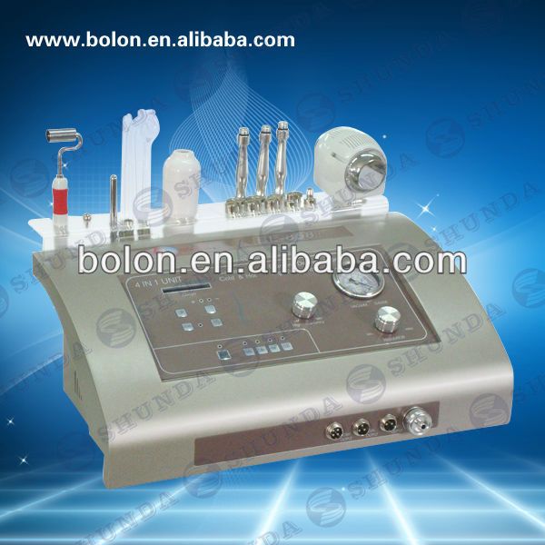 High Frequency Galvanic Hot and Cold Hammer Microdermabrasion Diamond Multi-function Beauty Machine 