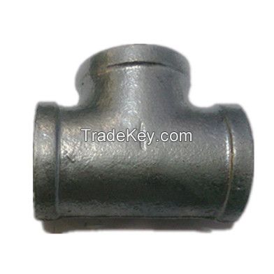 Banded Galvanized Malleable Iron Pipe Fittings Tee