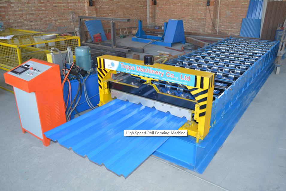 High Speed Roof Panel Roll Forming Machine