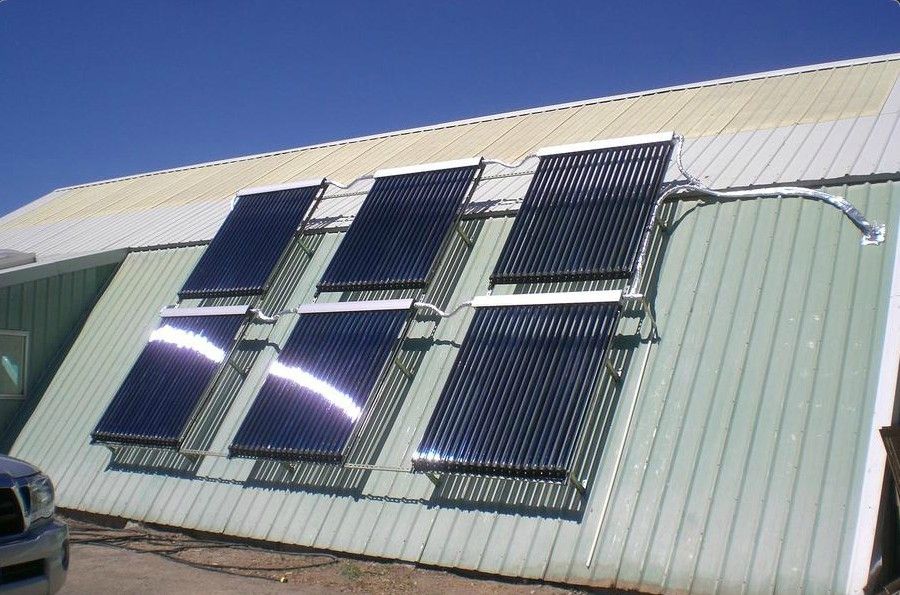 150 liter flat panel solar collector
