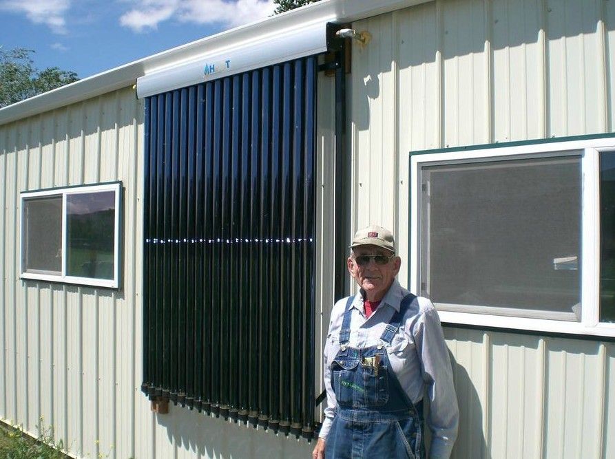 250 liter heat pipe solar collector