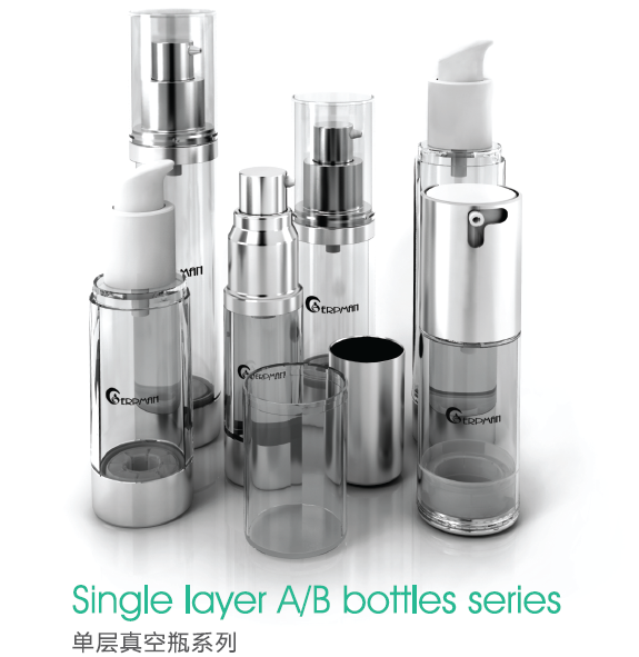 Single layer airless bottle