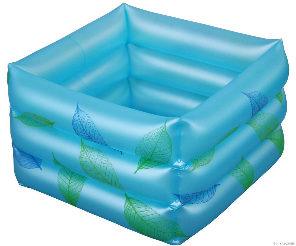 Inflatable foot bath