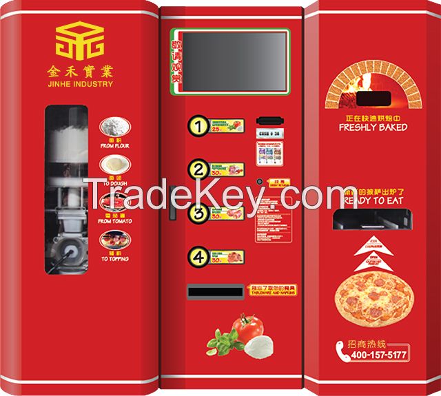 pizza vending machine for freshly baked pizza in 3 minutes