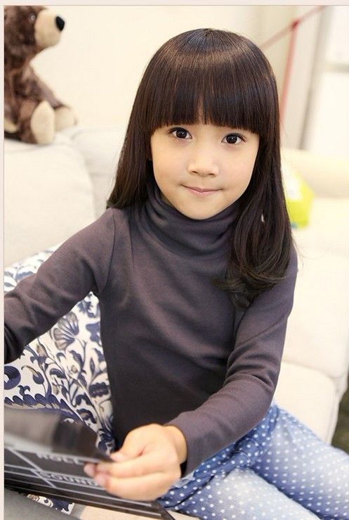 wholesale Kids girl turtleneck thermal underwear